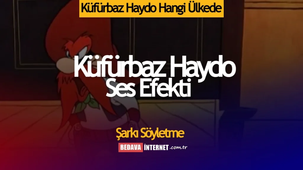 Küfürbaz Haydo Ses Efekti Nasıl Yapılır