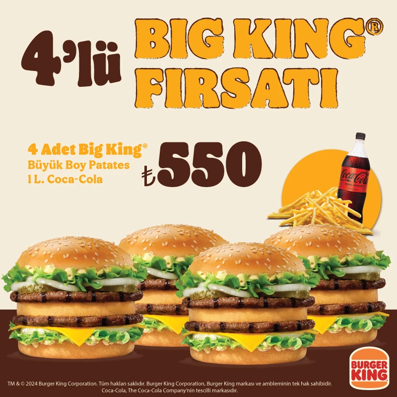 Burger King Menü Fiyatları 2024 (Güncellendi) Fiyat